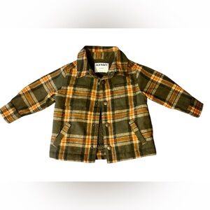 Old Navy Toddler Plaid Jacket 18-24 months